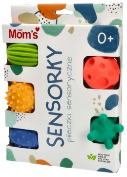 Piłeczki sensoryczne pastelowe Mom's Care Sensorky 886 0+
