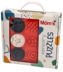Puzzle sensoryczne kółeczka kontrastowe Mom's Care 843 0+