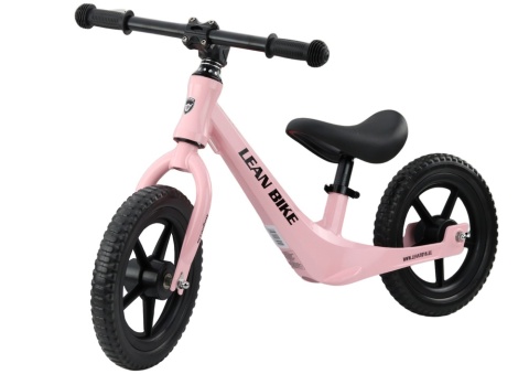 Rowerek biegowy Lean Toys Magnezio różowy magnezowa rama 25833 3l+ Rowerek biegowy Lean Toys Magnezio różowy magnezowa rama 25833 3l+