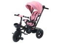 Rowerek trójkołowy Lean Toys PRO550 różowy 27251 6m+