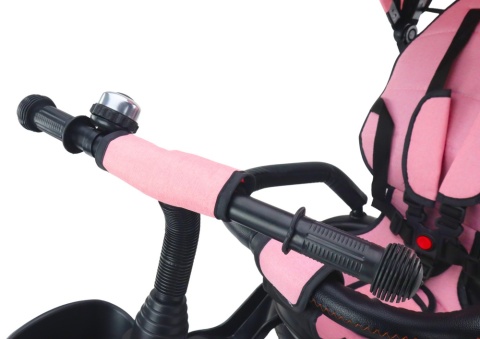 Rowerek trójkołowy Lean Toys PRO550 różowy 27251 6m+ Rowerek trójkołowy Lean Toys PRO550 różowy 27251 6m+