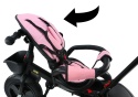 Rowerek trójkołowy Lean Toys PRO550 różowy 27251 6m+