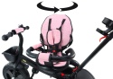 Rowerek trójkołowy Lean Toys PRO550 różowy 27251 6m+