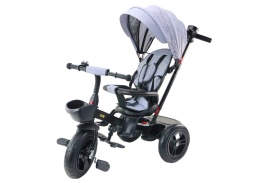 Rowerek trójkołowy Lean Toys PRO550 szary 27252 6m+