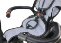 Rowerek trójkołowy Lean Toys PRO550 szary 27252 6m+