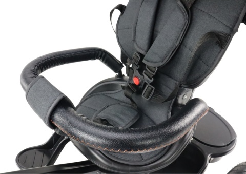 Rowerek trójkołowy Lean Toys PRO550 czarny 27253 6m+ Rowerek trójkołowy Lean Toys PRO550 czarny 27253 6m+