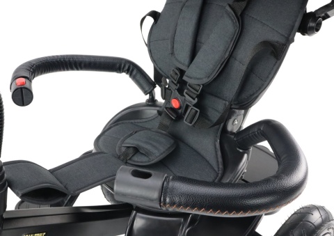 Rowerek trójkołowy Lean Toys PRO550 czarny 27253 6m+ Rowerek trójkołowy Lean Toys PRO550 czarny 27253 6m+