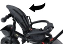 Rowerek trójkołowy Lean Toys PRO550 czarny 27253 6m+
