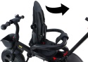 Rowerek trójkołowy Lean Toys PRO550 czarny 27253 6m+