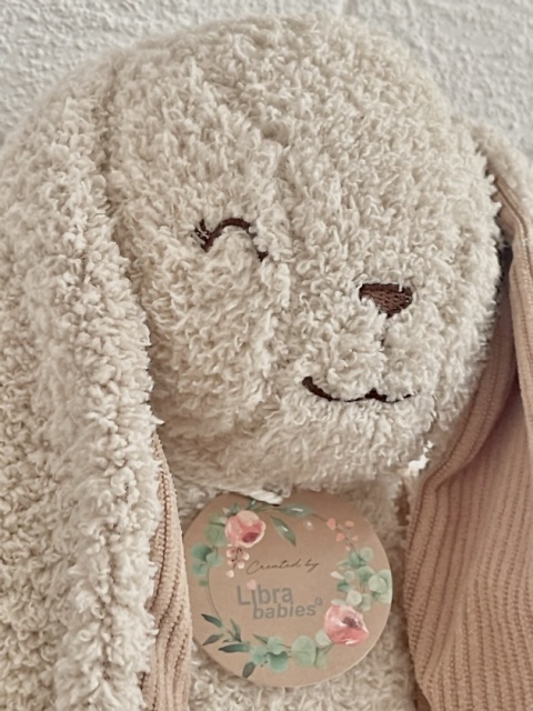 Szumio Bunnie beżowy króliczek z lampką, dźwiękami, bluetooth 0+