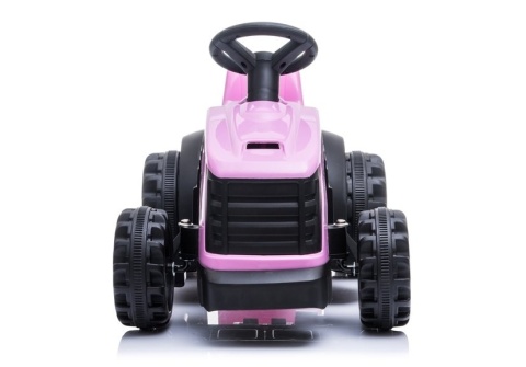 Traktor na akumulator z przyczepą Lean Toys TR1908T różowy 4184 3l+ Traktor na akumulator z przyczepą Lean Toys TR1908T różowy 4184 3l+