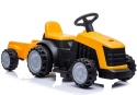 Traktor na akumulator z przyczepą Lean Toys TR1908T żółty 4186 3l+