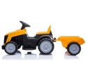 Traktor na akumulator z przyczepą Lean Toys TR1908T żółty 4186 3l+