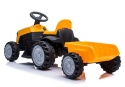 Traktor na akumulator z przyczepą Lean Toys TR1908T żółty 4186 3l+