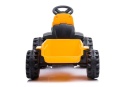Traktor na akumulator z przyczepą Lean Toys TR1908T żółty 4186 3l+