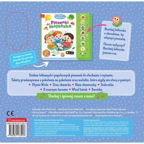 Wydawnictwo Aksjomat. Wlazł kotek na płotek. Piosenki dla maluszka. 3599 Wydawnictwo Aksjomat. Wlazł kotek na płotek. Piosenki dla maluszka. 3599