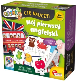Zabawka edukacyjna Carotina Cię nauczy Mój pierwszy angielski 2883 3l+