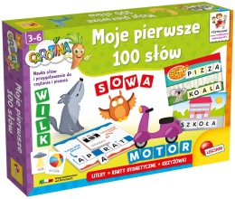 Zabawka edukacyjna Carotina Cię nauczy Moje pierwsze 100 słów 6523 3l+
