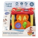 Zabawka interaktywna VTech Kostka Rozmaitości, Bobaski i Miś 61983 6m+