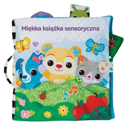 Zabawka interaktywna VTech Miękka książka sensoryczna 62556 6m+