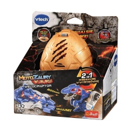 Zabawka interaktywna VTech Motozaury - Welociraptor w jajku 62057 4l+