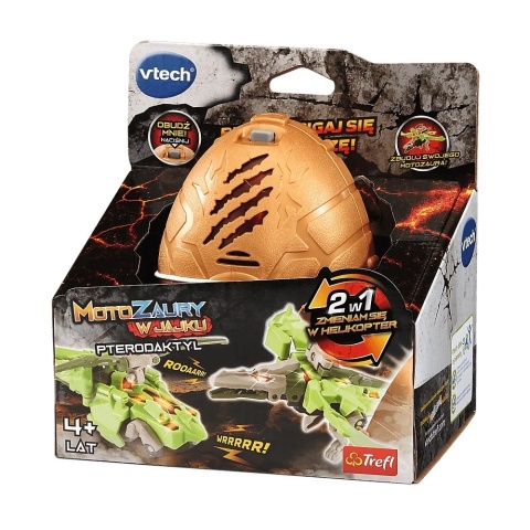 Zabawka interaktywna VTech Motozaury - Pterodaktyl w jajku 62059 4l+