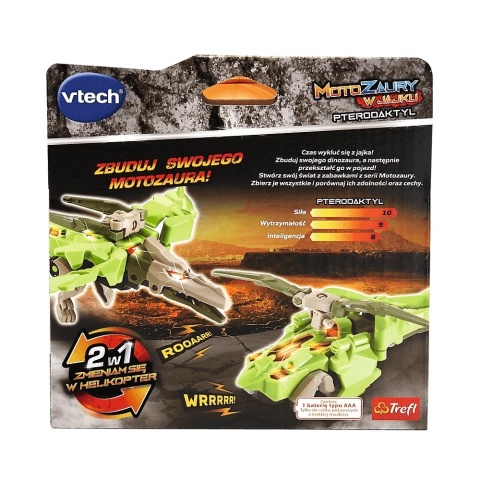 Zabawka interaktywna VTech Motozaury - Pterodaktyl w jajku 62059 4l+