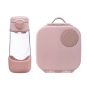 Zestaw Sportowa butelka tritanowa 450 ml + Lunchbox b.box Blush Crush