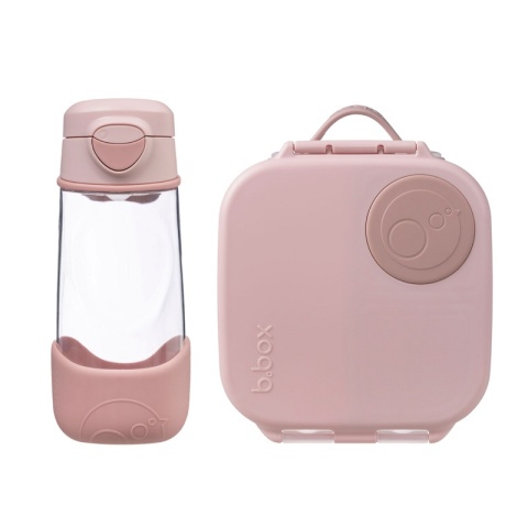 Zestaw Sportowa butelka tritanowa 450 ml + Lunchbox b.box Blush Crush Zestaw Sportowa butelka tritanowa 450 ml + Lunchbox b.box Blush Crush