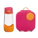 Zestaw Sportowa butelka tritanowa 450 ml + Lunchbox b.box Strawberry Shake