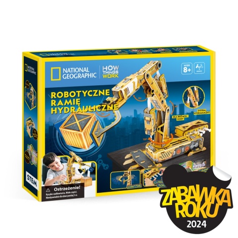 Zestaw edukacyjny Cubic Fun NG Robotyczne Ramię Hydrauliczne 0922 8l+ Zestaw edukacyjny Cubic Fun NG Robotyczne Ramię Hydrauliczne 0922 8l+