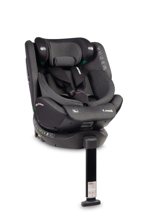 Fotelik samochodowy 40-150 cm Caretero Lumi i-Size Dark Grey