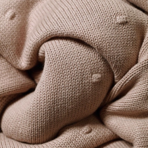 Kocyk bawełniany z flanelowym podszyciem BabyOno 1671/03 75x100 cm