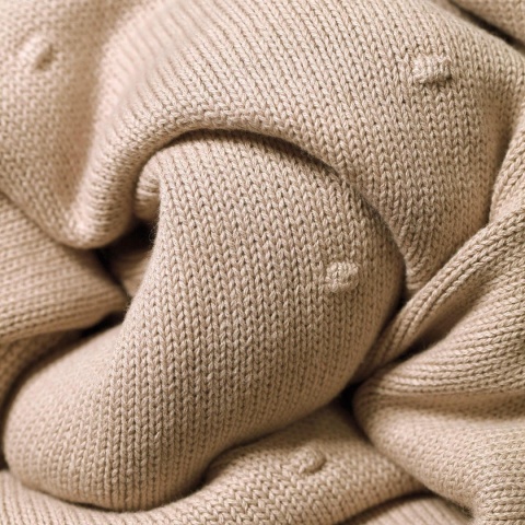 Kocyk bawełniany z flanelowym podszyciem BabyOno 1671/02 75x100 cm