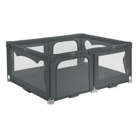 Kojec dla dziecka Lionelo Florence Easy Fold Grey Graphite