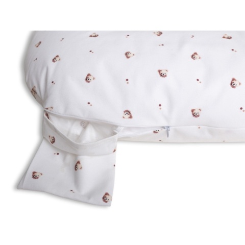 Poduszka pozycjonująca BabyMatex miniRELAX jersey 150 cm 03 misie