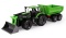 Pojazd Lena Worxx Traktor koparka z przyczepą Deutz-Fahr 04617 3l+