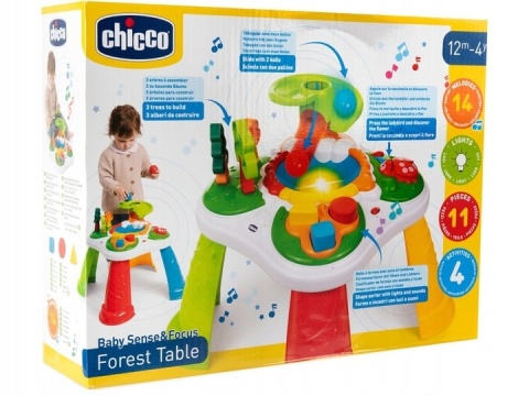 Zabawka edukacyjna interaktywny stolik leśni przyjaciele Chicco 12m+ Zabawka edukacyjna interaktywny stolik leśni przyjaciele Chicco 12m+