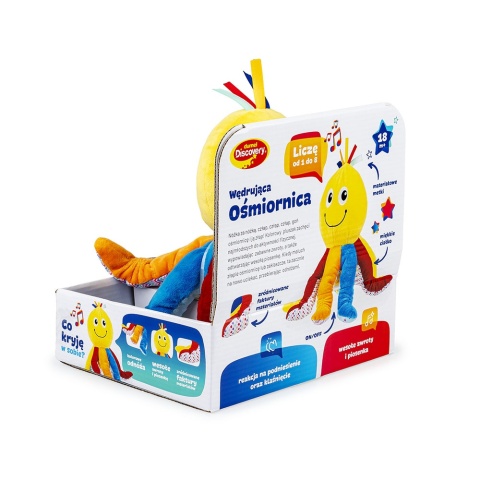 Zabawka interaktywna Dumel Discovery Wędrująca ośmiornica DD30829 18m+