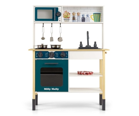 Zabawkowa drewniana kuchnia Milly Mally Astrid Ocean 3l+