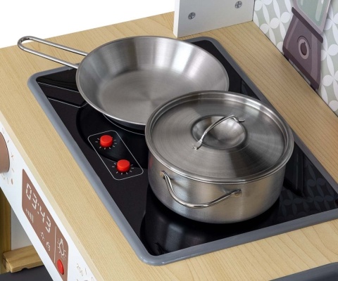 Zabawkowa drewniana kuchnia Milly Mally Bjorn Pink 3l+