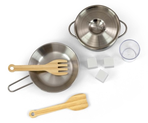 Zabawkowa drewniana kuchnia Milly Mally Bjorn Pink 3l+