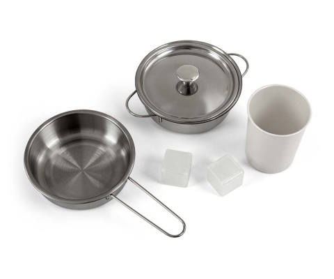 Zabawkowa drewniana kuchnia Milly Mally Esket Grey 3l+