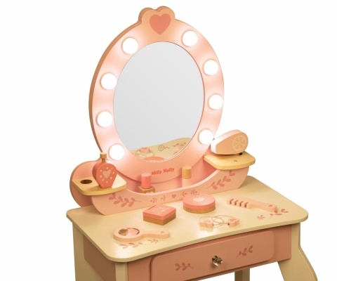 Zabawkowa toaletka dziecięca Milly Mally Elly światła LED 3l+