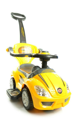 Jeździk pojazd dla dzieci Baby Mix Z382 pchacz yellow