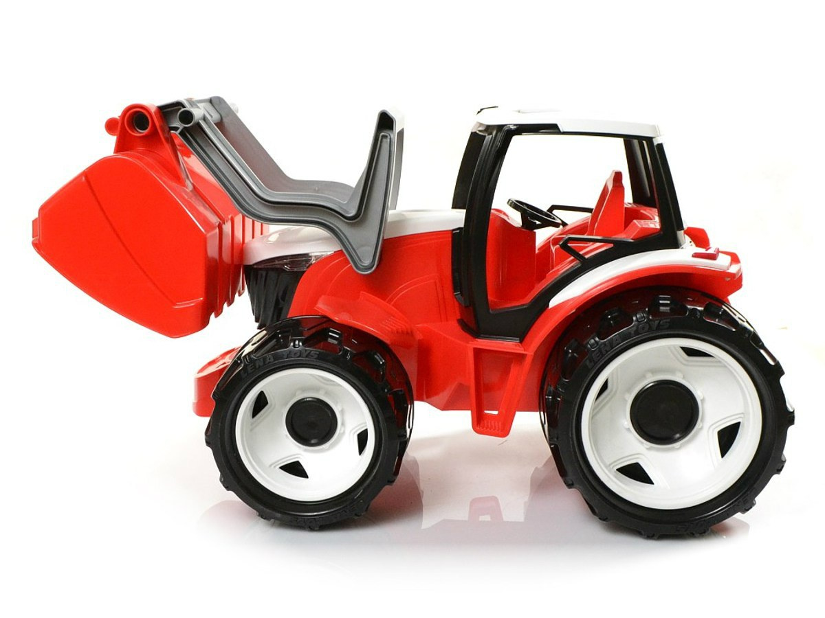 Pojazd Lena Wielki Traktor Spychacz 02055 Czerwony