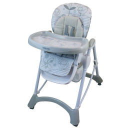 Krzesełko do karmienia Baby Mix YQ-198 light grey