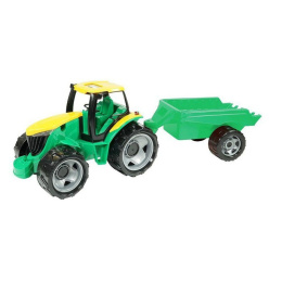 Pojazd Lena Wielki Traktor przyczepa 02122 Zielony