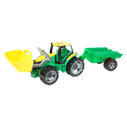 Pojazd Lena Wielki Traktor-spych z przyczepą 02123 Green 3l+