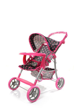 Wózek dla lalek Baby Mix ME-9366T-M1218W spacerówka